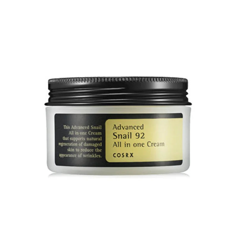 COSRX Creme Hidratante com Muco de Caracol 92% — Repara, Hidrata e Deixa Pele de Vidro