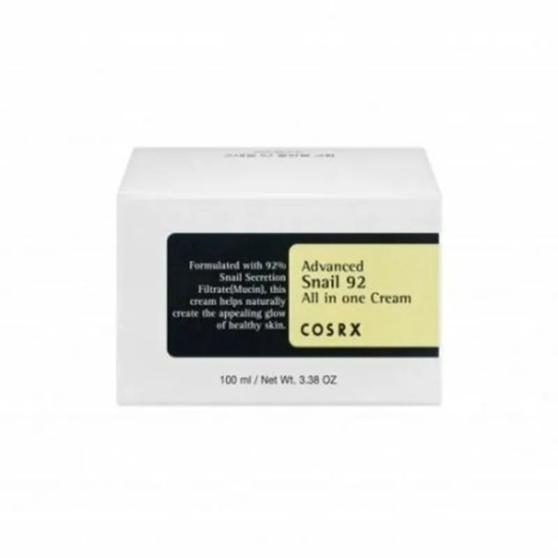 COSRX Creme Hidratante com Muco de Caracol 92% — Repara, Hidrata e Deixa Pele de Vidro