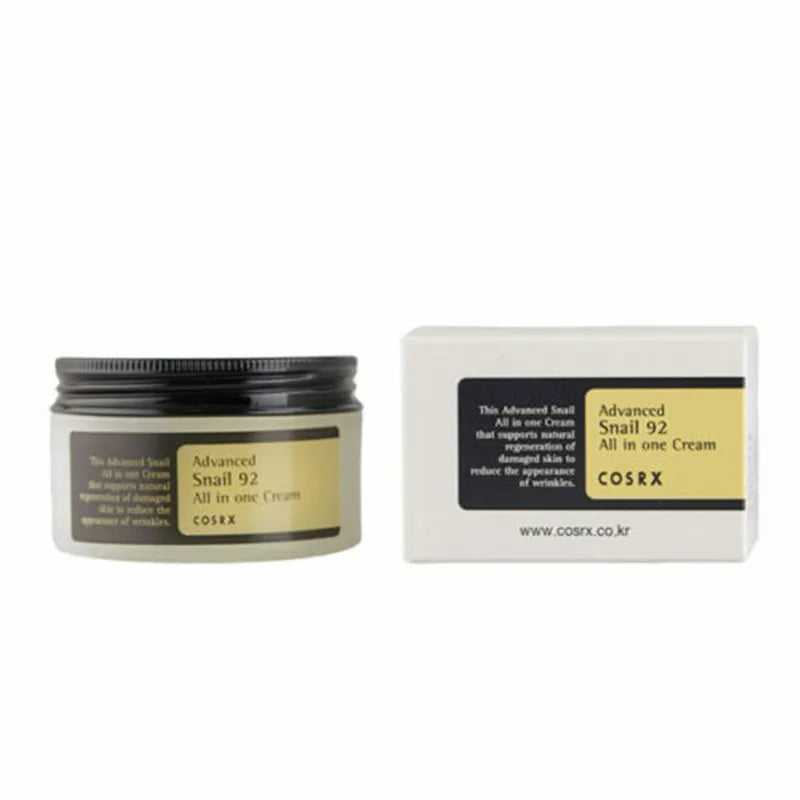 COSRX Creme Hidratante com Muco de Caracol 92% — Repara, Hidrata e Deixa Pele de Vidro