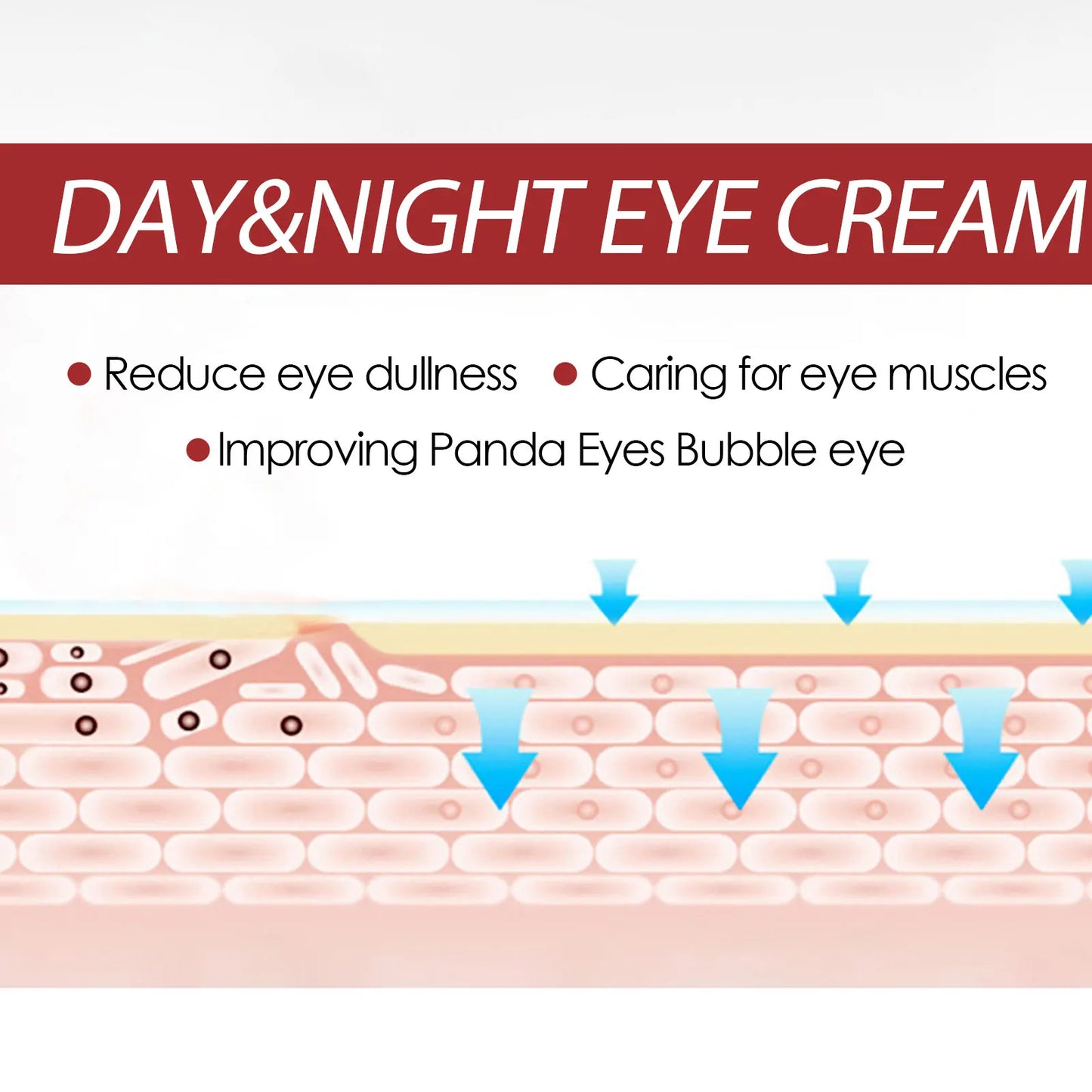 Bastão Anti-Rugas para Olhos com Retinol e Colágeno — Apaga Olheiras e Pés de Galinha