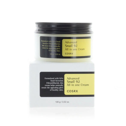 COSRX Creme Hidratante com Muco de Caracol 92% — Repara, Hidrata e Deixa Pele de Vidro