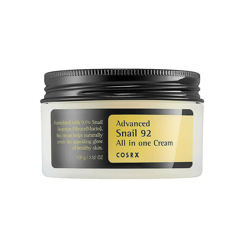 COSRX Creme Hidratante com Muco de Caracol 92% — Repara, Hidrata e Deixa Pele de Vidro