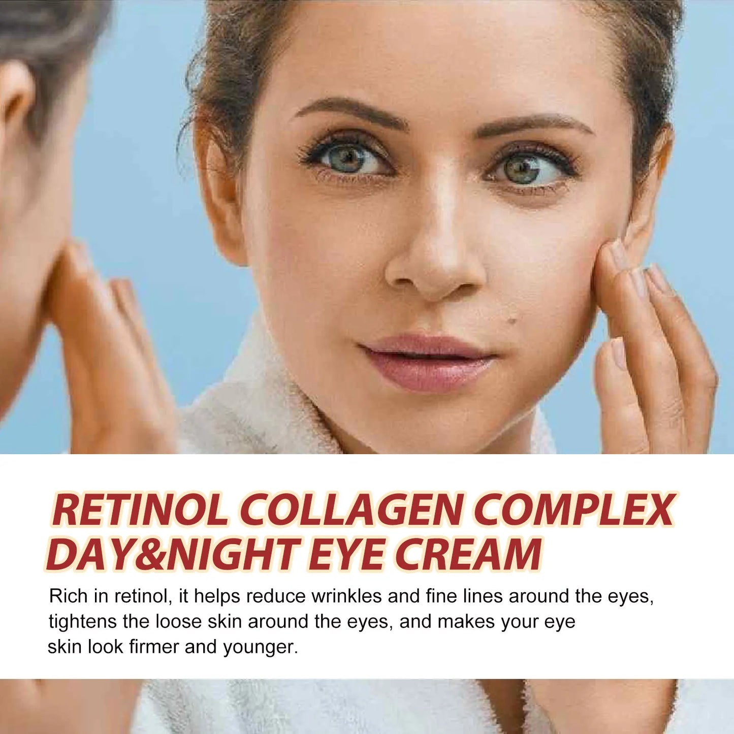 Bastão Anti-Rugas para Olhos com Retinol e Colágeno — Apaga Olheiras e Pés de Galinha