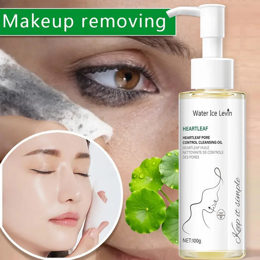 Óleo de Limpeza Heartleaf com Niacinamida — Fecha Poros e Hidrata sem Ressecar